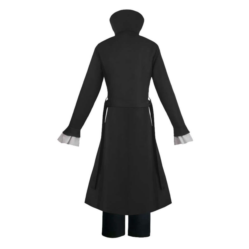 Anime Bungo Stray Dogs Ryunosuke Akutagawa Cosplay Trench i mundury garnitury Halloween Party Costume Ryuunosuke Peruka