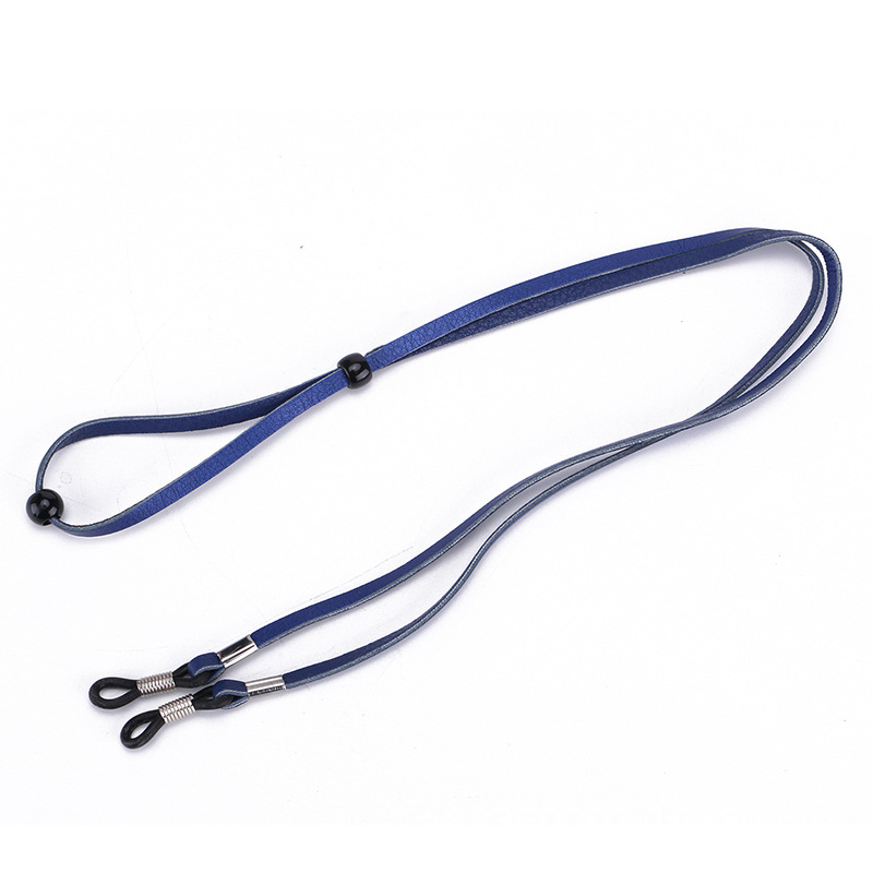 Adjustable PU Leather Eyeglasses Chains Reading Glasses Lanyard Strap Sunglasses Link Chain Holder Wholesale