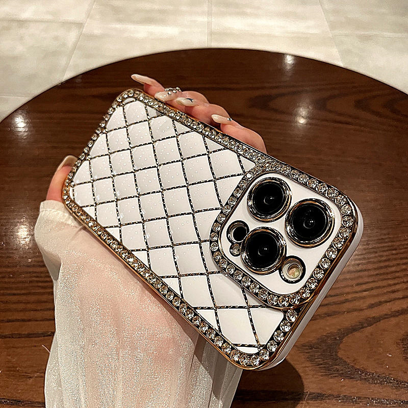 6D Shinning Diamonds Custodie iPhone 13 Pro Max 12 promax Fashion Cover iphone14pro 14promax Protezione completa Custodia morbida antiurto in TPU i