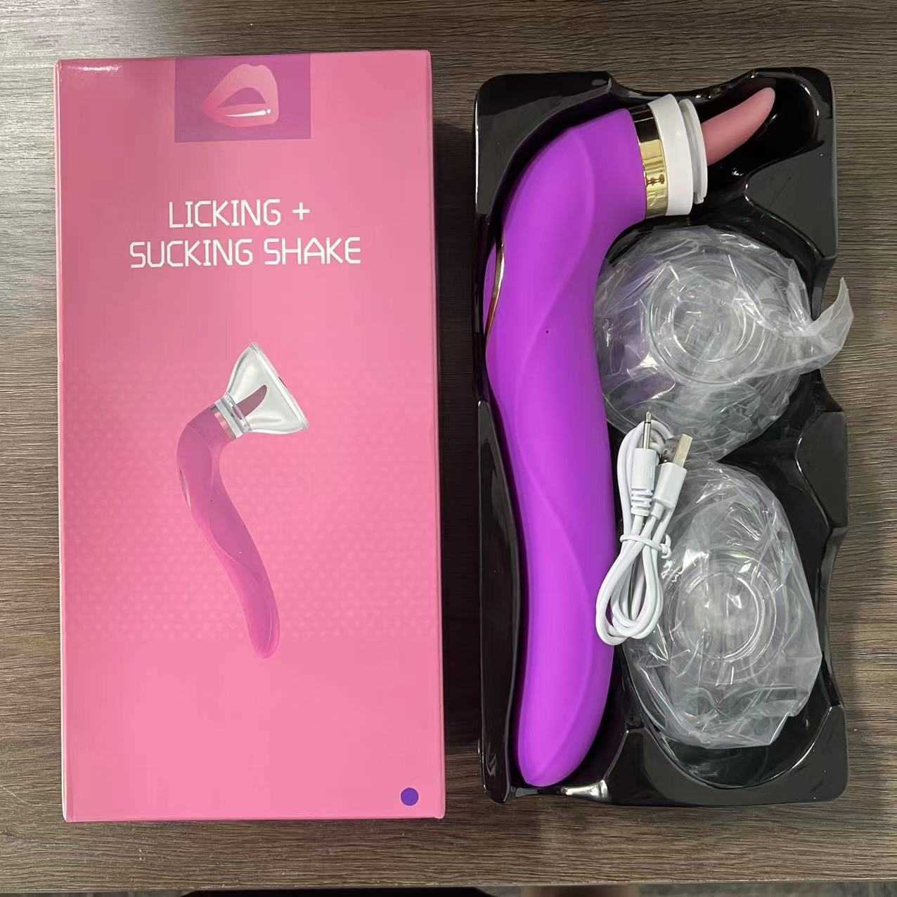 Vibrator pussy zuigen dildo seksspeeltjes voor vrouw tong likken clitoris stimulator tepel masturbator massager 0803