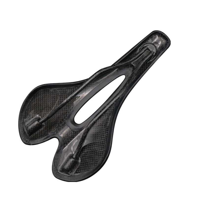 Saddles Bike Saddle 3K Carbon Fiber For MTB Road Soft Thick Mountain Men Women Ride Bicycle Comfort Seat Super Light Cycling Cushion 0131