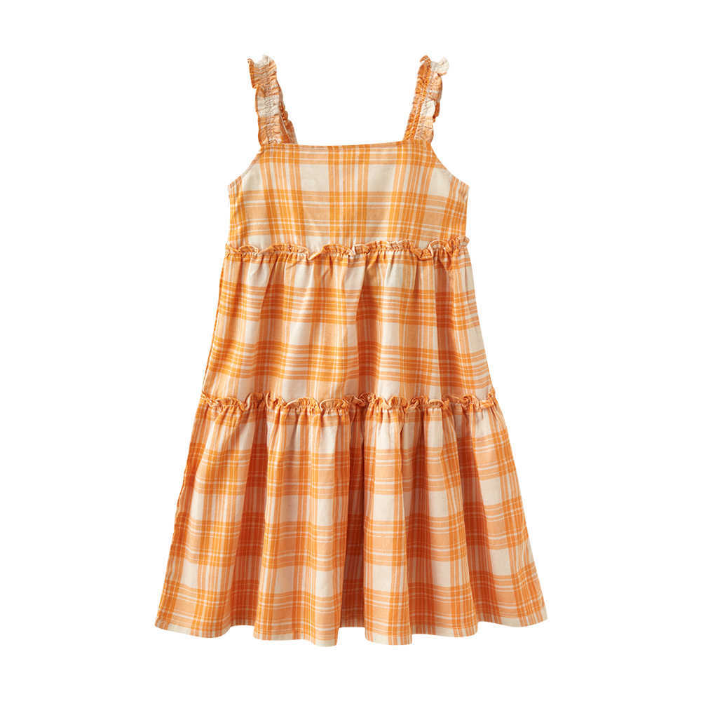 Menina es de 4 a 14 anos adolescente garotas de algodão praia 2022 Vestido casual para crianças de verão novo, vestido breve, roupas para crianças #6826 0131