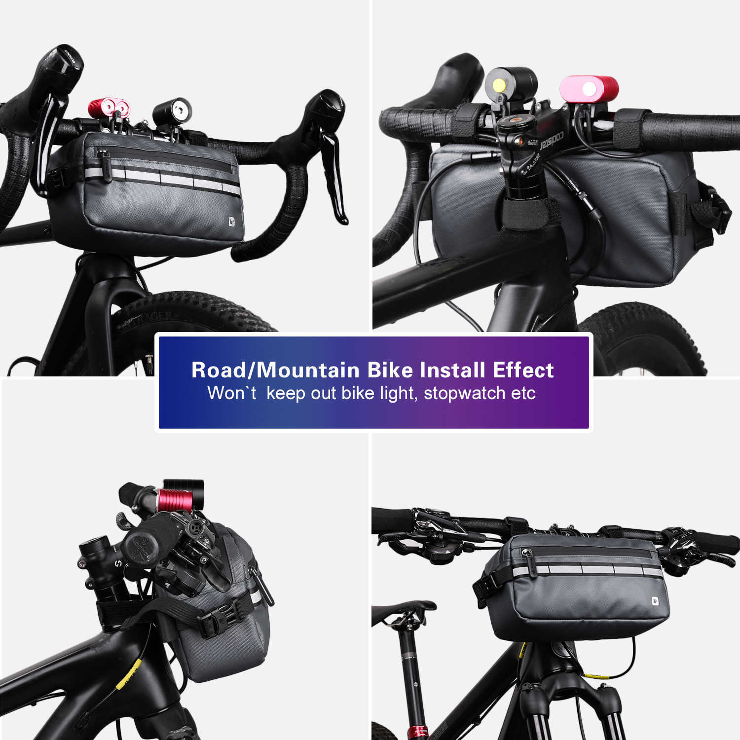 Panniers Rhinowalk Handlebar Bicycle Front s For Road MTB bike Multifunction Portable Shoulder Bag Bike Accessorie 2022 0201