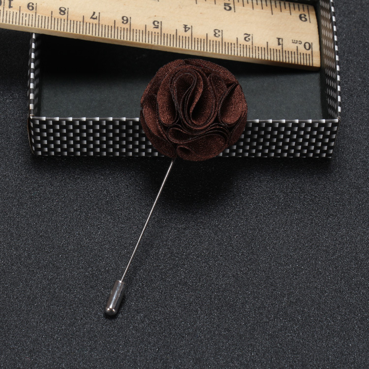 New Fashion Rose Flower Brooches for Men Men Collar Brooch Pins Wedding Brooches Bouquet Wholesale Price Nice Gift