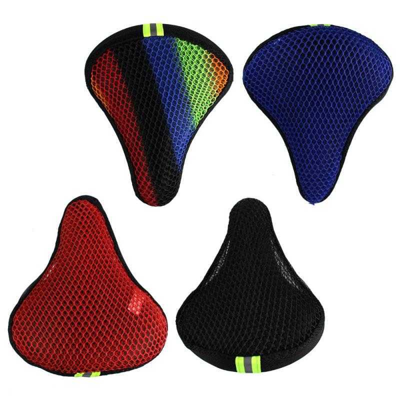 S 3D Soft Cycling Silicone Seat Cushion Saddle Cover för cykelcykeltillbehör Dropship 0131