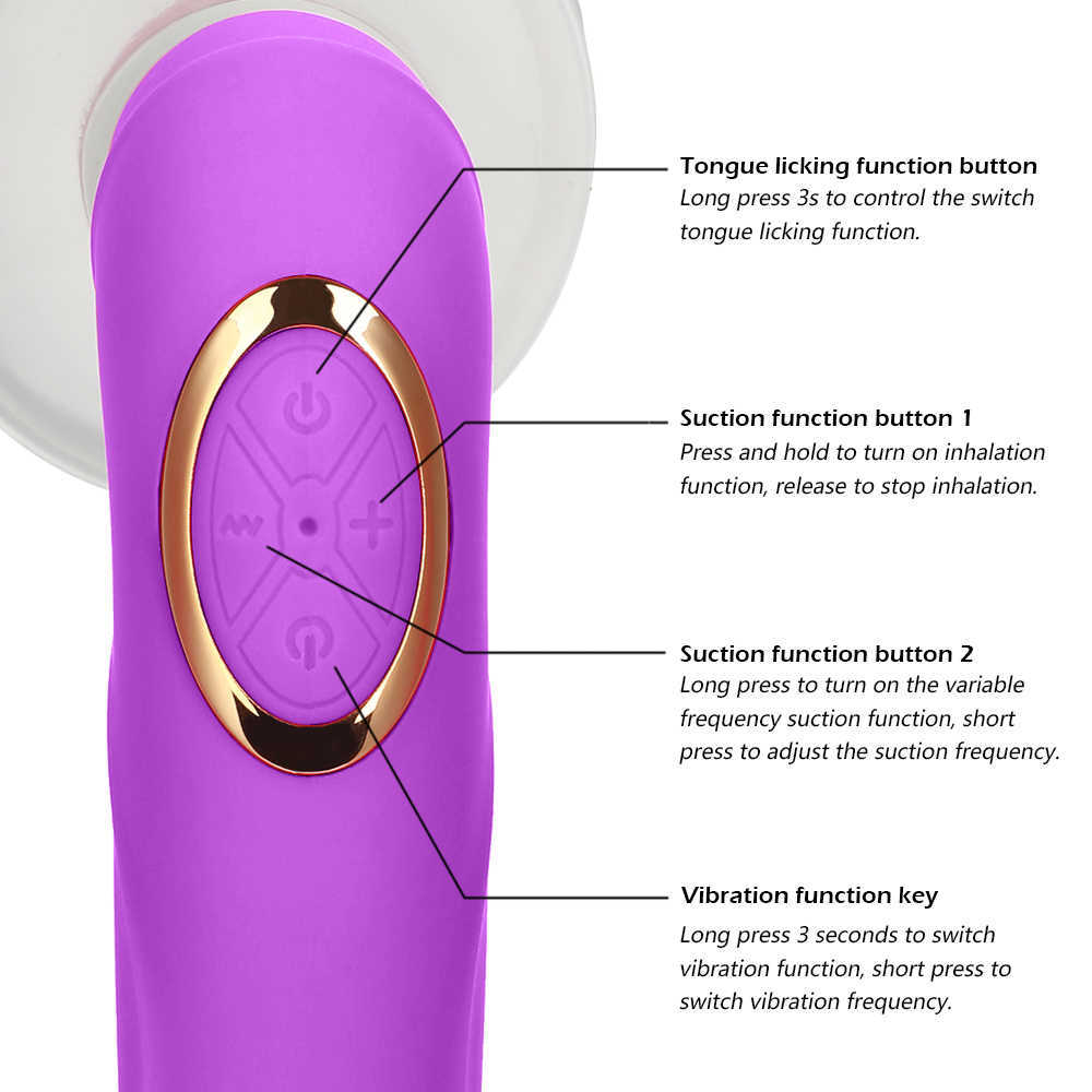 Vibrator pussy zuigen dildo seksspeeltjes voor vrouw tong likken clitoris stimulator tepel masturbator massager 0803