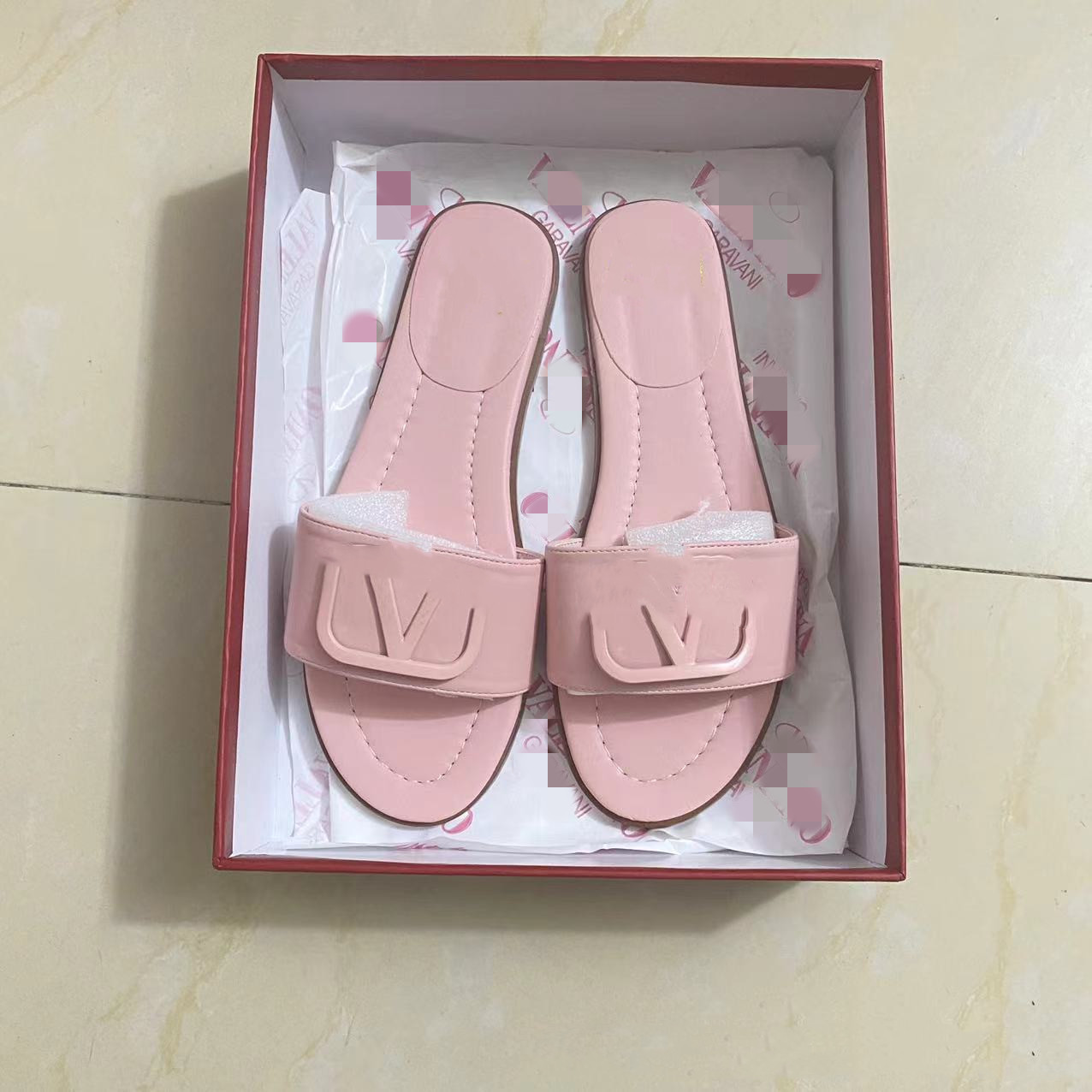 New model Flat Slippers Open Toe Flip Flops Foreign Trade plus Size Slippers Outdoor Slipper Women's Shoes