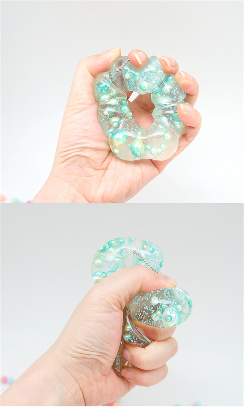 Crystal Donut Garland Stress Relief Toys TPR Stress and Squeeze Kids Adult Party Event Gifts