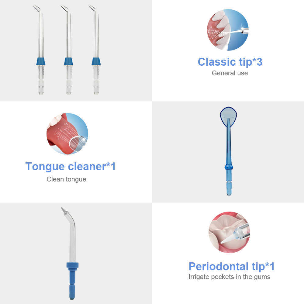 経口灌漑その他の衛生水倍V300家庭用水フロッサー防水5ジェット灌漑者4種類アダプター800mlタンク歯クリーナーケアツール221215