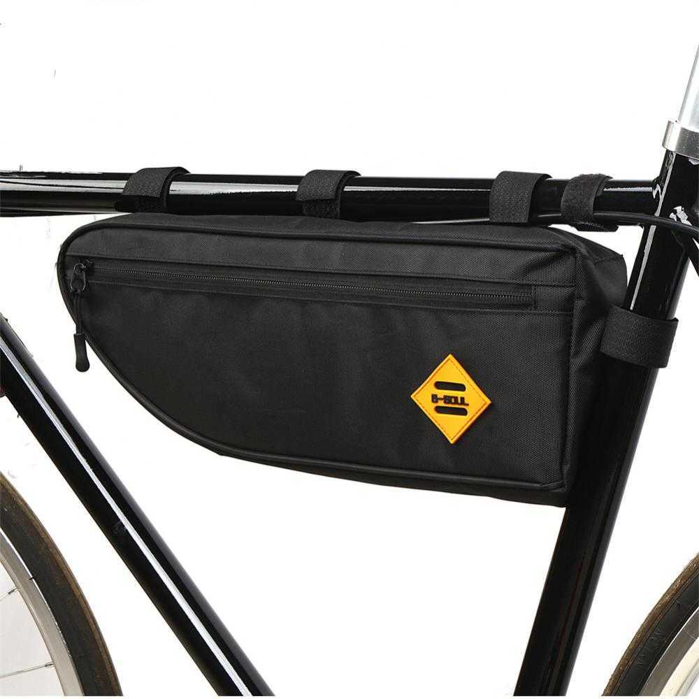 Paniers Bicycle de grande capacidade Triângulo Baça à prova d'água pendurada Bolsas de bicicleta de bicicleta de estrada da montanha de sela durável 0201