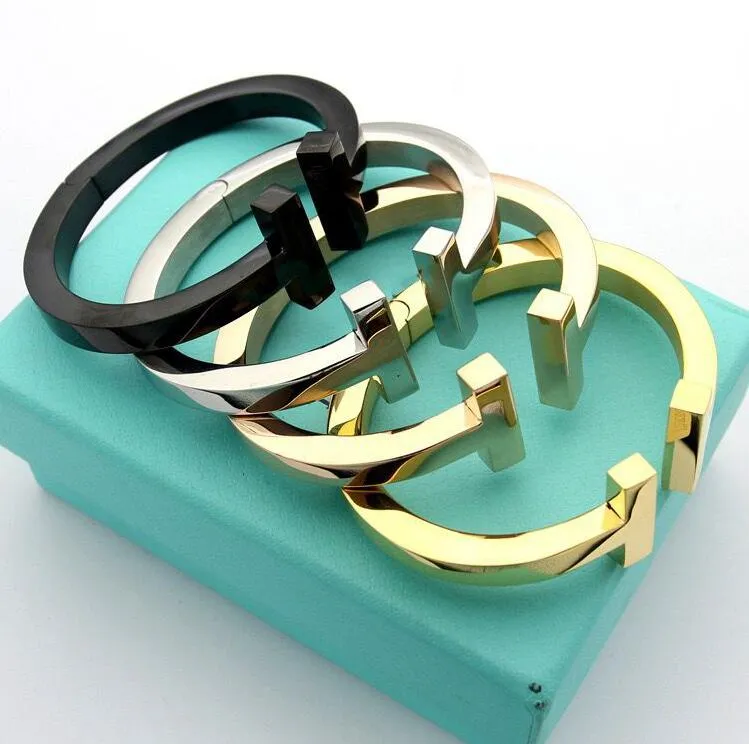 designer armband lyxiga armband kvinnor m￤rke armband 4-f￤rg manschett armband br￶llop tifjewelry elegant brud modern stilfulla tillbeh￶r