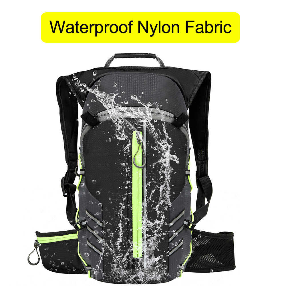 Panniers cykelcykelväskor 5L/10L/15L/20L Portable Waterproof Road Cycling Water Bag Outdoor Sport Climbing Pouch Hydration Ryggsäck 0201