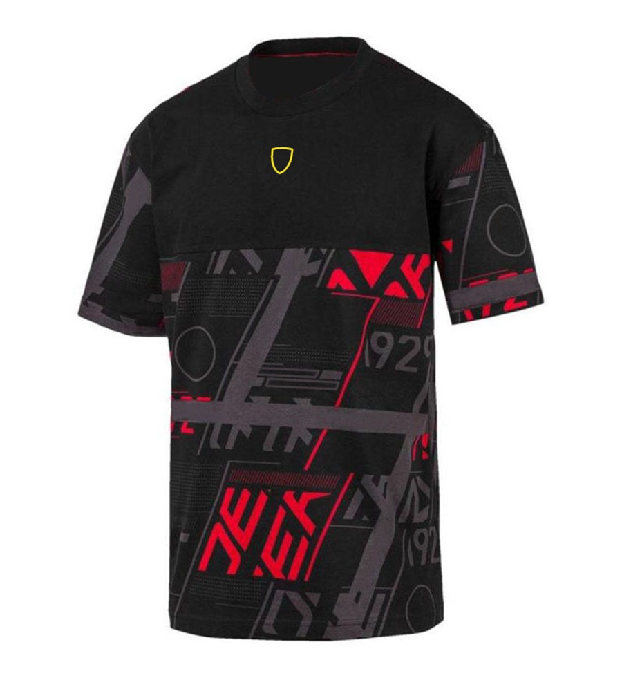 3tt5 Polos pour hommes F1 T-shirt Formule 1 Team Co-branded T-shirts Racing Fans Mode Confortable T-shirt à manches courtes Été Motocross Jersey Personnalisable