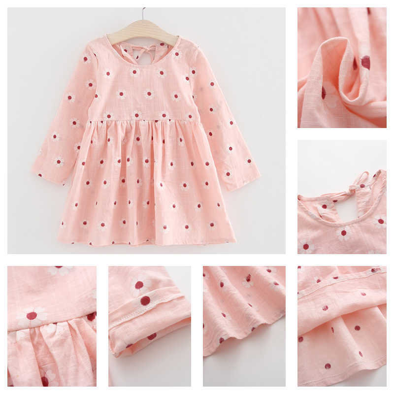 Mädchen Neue 1-7 Jahre Baby Mädchen Blumendruck Niedliche es Kleidung Kinder Sommer Prinzessin Kinder Party Ball Festzug Kleid Outfit