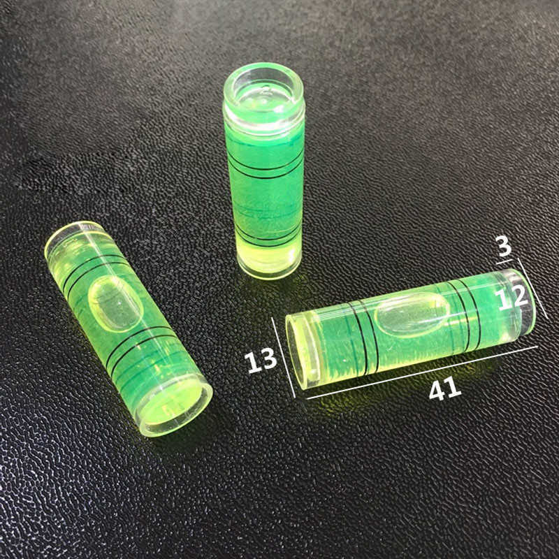 Mini niveau à bulle circulaire, Kit de mesure horizontale Bullseye rond vert de haute précision 4 pièces