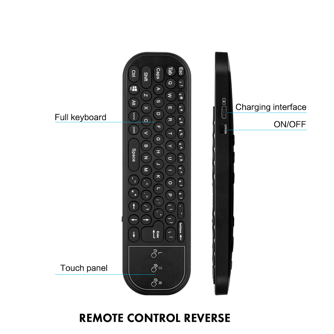 G60S PRO BT Voice Remote Control 2.4G trådlös luftmus Trådlös gyroskop IR -lärande för dator -TV -projektorer Tillbehör