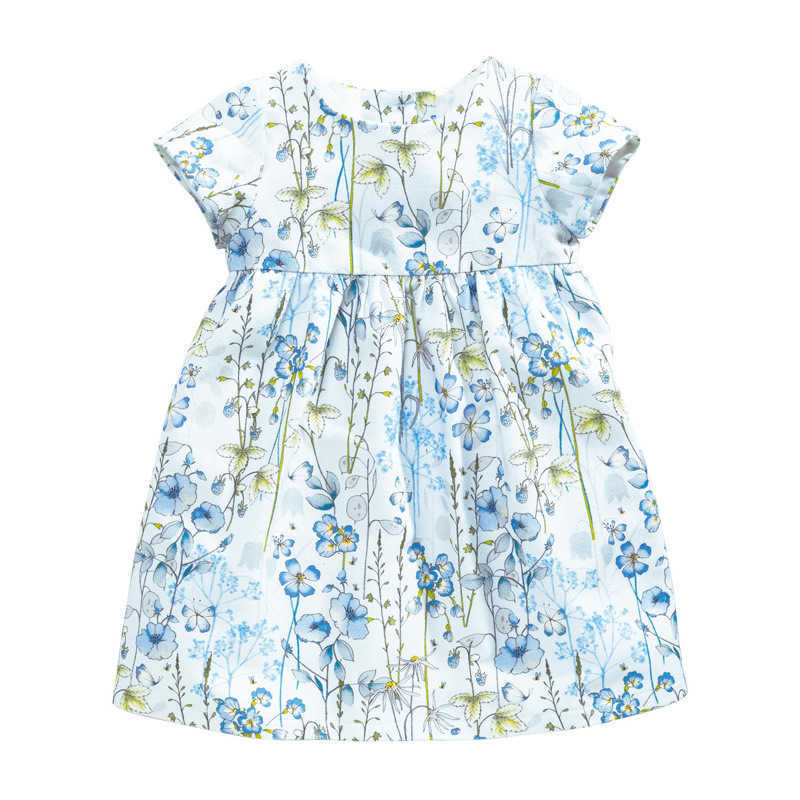 Girl's jurken Little Maven Fashion bloemenjurk Nieuwjaar 2022 Babymeisjes Elegant en mooie kinderkleding Casual voor kinderen 2-7 jaar 0131