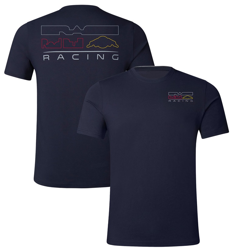 T-shirt F1, vêtements de course d'équipe, chemise de Fans de sport de loisirs personnalisée à manches courtes