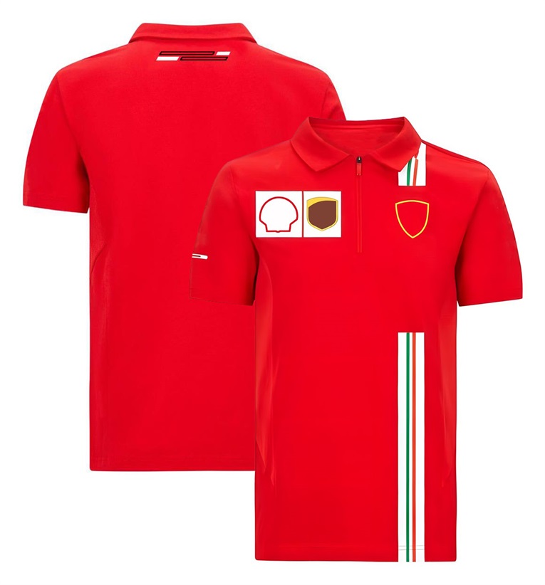 Polos pour hommes F1 Team Driver T-shirt nouveau costume de course à séchage rapide décontracté vêtements pour hommes chemise de fan personnalisable ID0S