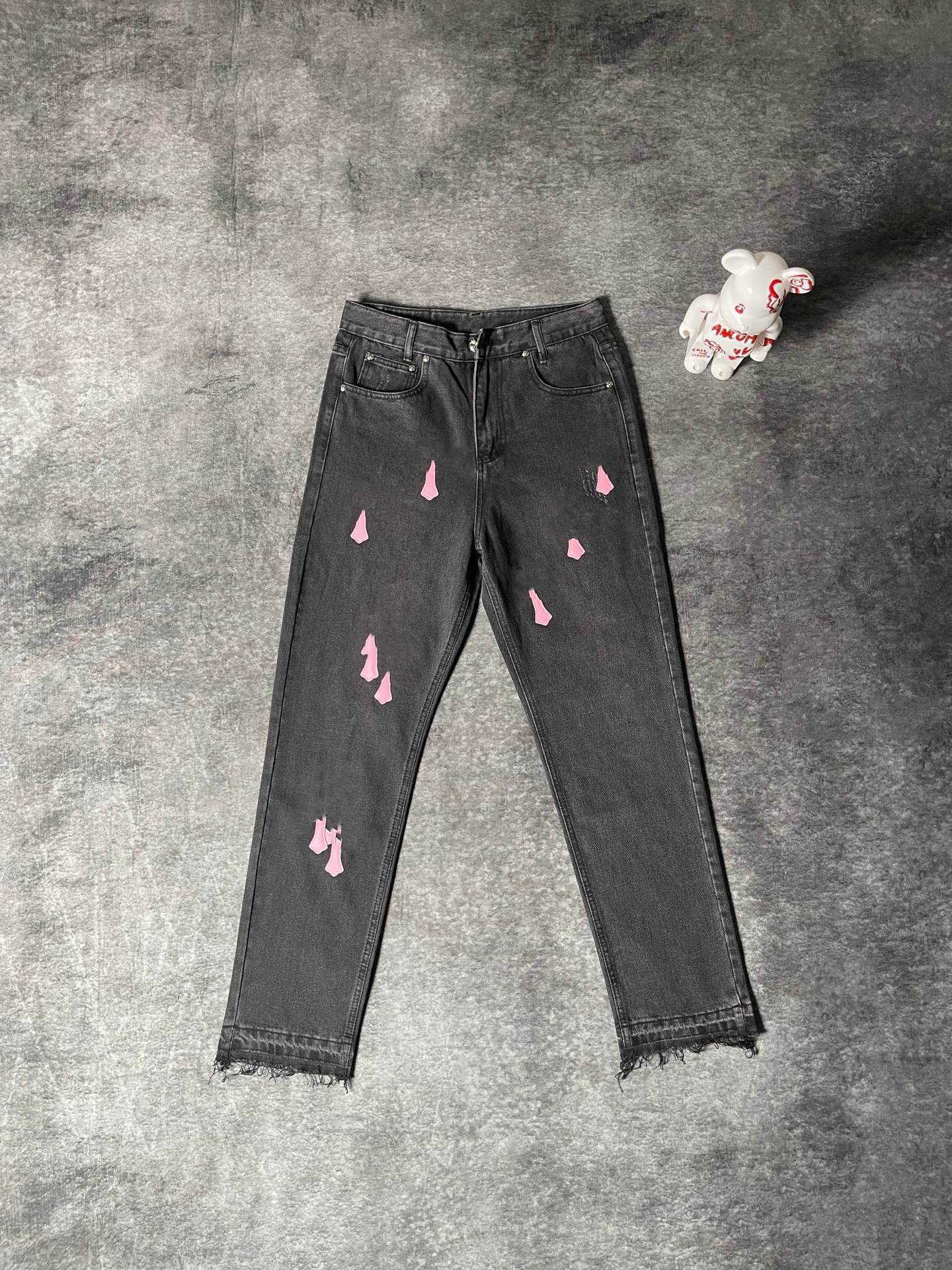 23SS Paris İtalya Skinny Jeans Casual Street Moda Cepleri Sıcak Erkekler Kadın Çift Giyim Gemi 02036051257