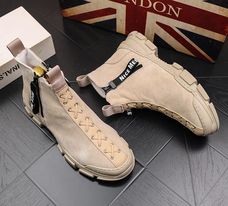 Fashion Designer Men Sneaker Scarpe Sneaker High Top traspirante Skateboard Casual Spring Autumn Daily Walking Classic Wear Resitant Mens Felers Shoes Online