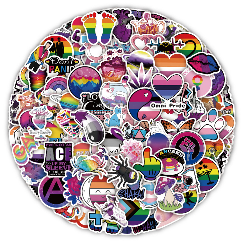 Gay Pride Stickers Rainbow Stickers f￶r LGBTQ W15741575