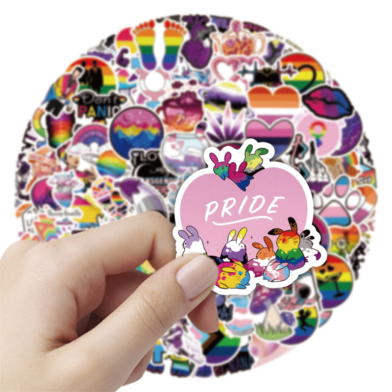 Gay Pride Stickers Rainbow Stickers f￶r LGBTQ W15741575