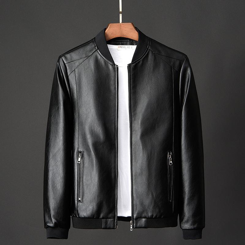 Men`s Real Leather Jacket Men Motorcycle winter coat Men Warm Genuine Leather Jackets large size suede casaco 200922