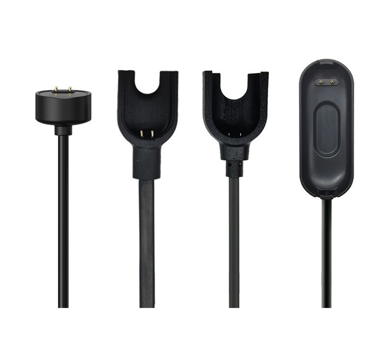 Xiaomi MI 밴드 용 충수 와이어 7 6 5 4 3 2 MI 밴드 5 충전 케이블 Miband 4 3 USB 충전기 케이블 용 스마트 팔찌 팔찌