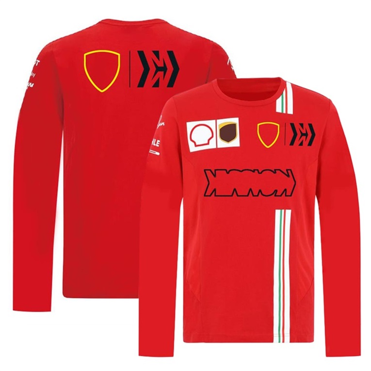 F1 Formule One Team Vêtements de nouveaux t-shirts à manches courtes à manches courtes Sports de course à séchage rapide Vêtements pour hommes personnalisés