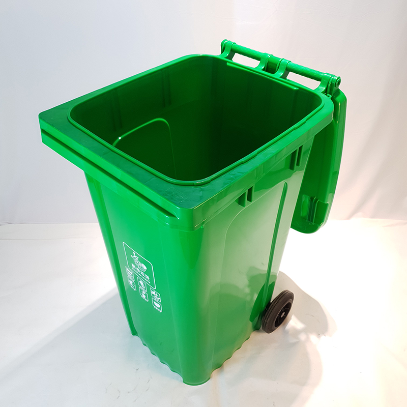Lata de lixo de saneamento ao ar livre fabricante de lata de lixo de classificação de pedal de plástico engrossado