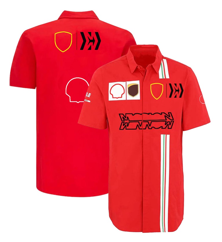 F1 Formule One Team Vêtements de nouveaux t-shirts à manches courtes à manches courtes Sports de course à séchage rapide Vêtements pour hommes personnalisés