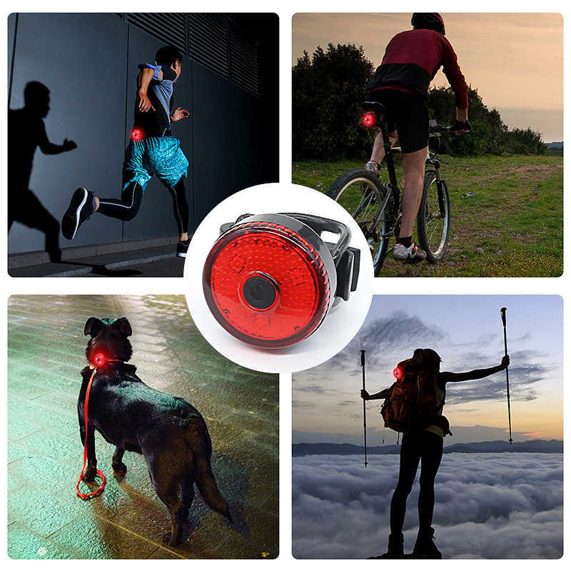 Lumières de vélo Clignotant intelligent Vélo Arrière Queue Laser LED Vélo USB Indicateur Sans Fil À Distance VTT Route Cyclisme Rouge Lampes D'avertissement P230427