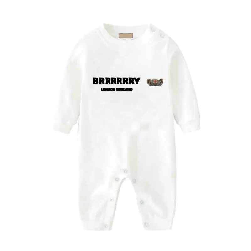 2023 年ロンパース幼児生まれの赤ちゃん男の子女の子デザイナーブランドレターコスチュームオーバーオール服ジャンプスーツキッズボディスーツ赤ちゃんのための衣装ロンパース衣装ジャンプスーツ
