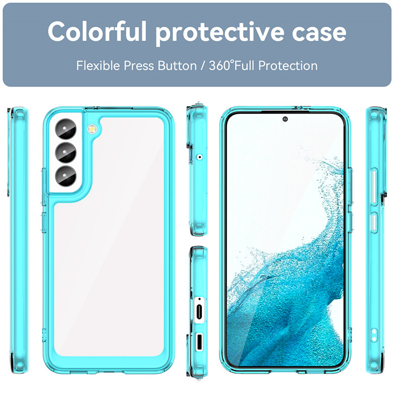 Custodie telefoni ibridi trasparenti premium Iphone 15 Pro Max 14 Samsung Galaxy S24 Ultra Plus A55 A35 A15 Google Pixel 8 7A 7 Cover posteriori paraurti rigide