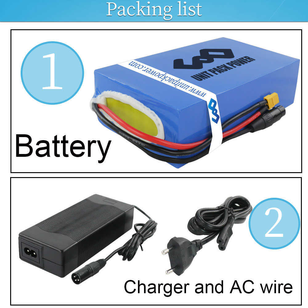 21700 LG 48V Electric Escooter Battery Pack 4800mAh 36V Ebike Battery 52V 24AH 28.8AH 30A 50A BMS FÖR BAFANG 1000W 1800W 2000W