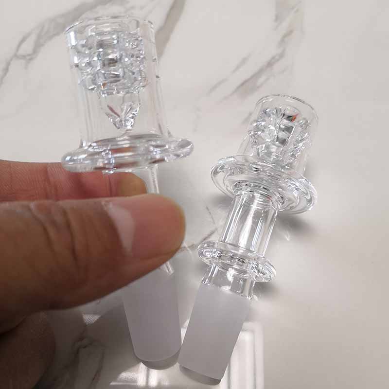 Diamond Knot Quartz Enail Banger Bangers Курительные аксессуары для ногтей 18 мм 14 мм Мужской Совместный Гвозди для масла Dab Rig Кальяны Бонги