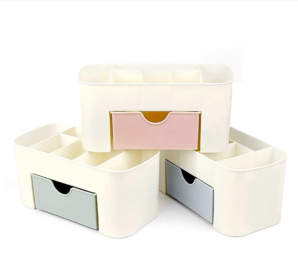 Nagelkonst förvaringslåda gelpolska Remover Rengöring av bomullsplatta Swab Manikyr Organisator Plast Display Container Case Nail Makeup Tool Supplies