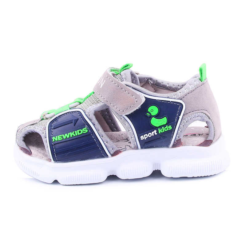 Cute Eagle Kids Orthopädische Sommersandalen mit doppelt verstellbarem Riemen und geschlossener Zehenpartie für Mädchen und Jungen mit sicherer Zehenpartie 0202