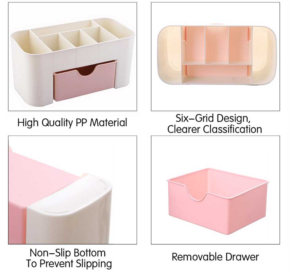 Nagelkonst förvaringslåda gelpolska Remover Rengöring av bomullsplatta Swab Manikyr Organisator Plast Display Container Case Nail Makeup Tool Supplies
