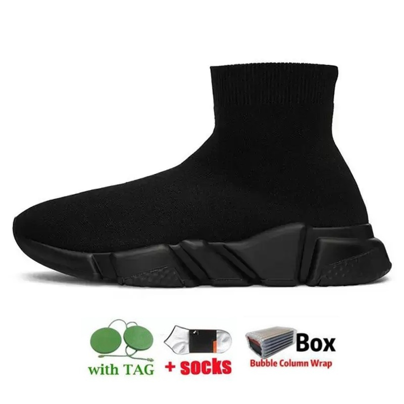 Socks Casual Shoes Autumn boots Paris Second Generation Sock Speed 2.0 Shoes Womens Designer Sock Booties Flat Heel Thick Sole High Top Ankle Boot With Box