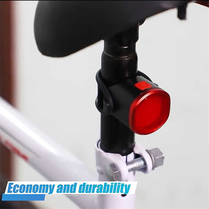 S 1/2 pièces LED Feu Arrière Rechargeable Phare Vélo Feu Arrière Vélo Lanterne Lampe Ensemble Vélo Accessoires 0202