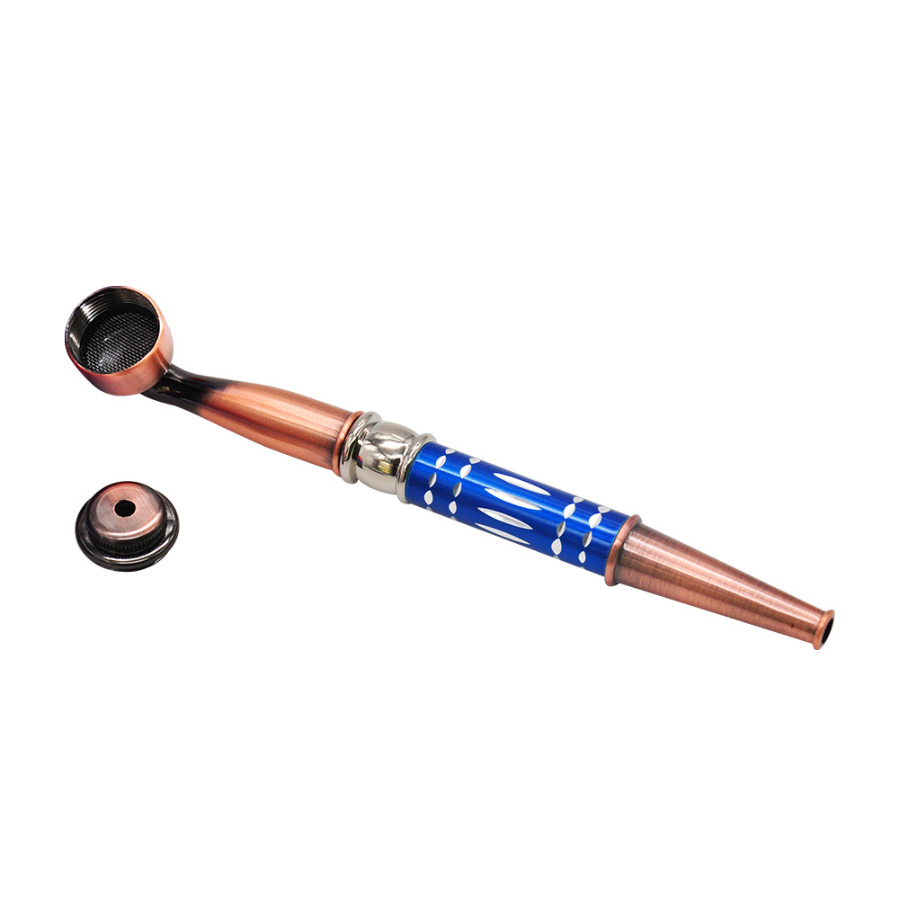 Smoking Pipes Metal pipe, bamboo joint, small pipe, zinc alloy pipe rod, detachable