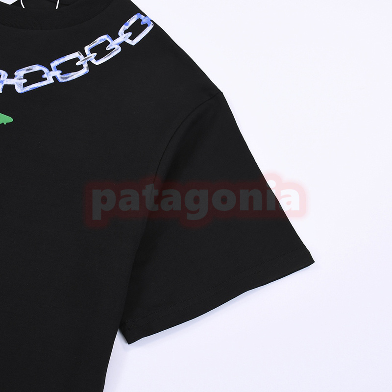 T-shirt moda donna uomo High Street digitale stampa catena di ferro magliette coppie manica corta estate top taglia XS-L