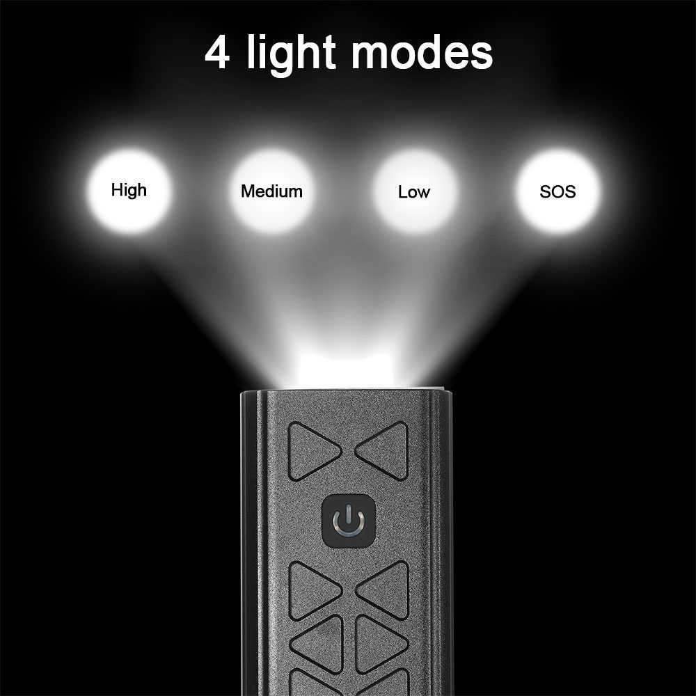 Lights Waterproof 8 LED Bike Light 4 Modes MTB Cycling Headlight Built-in 10000mAh Battery Bicycle Lamp with Power Display Function 0202