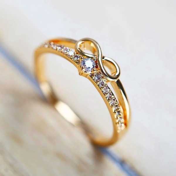 Solitaire Ring Luxury Infinite Love S For Women Wedding Fashion Fashion Femest Female S Banda Anniversary Joyy Y2302