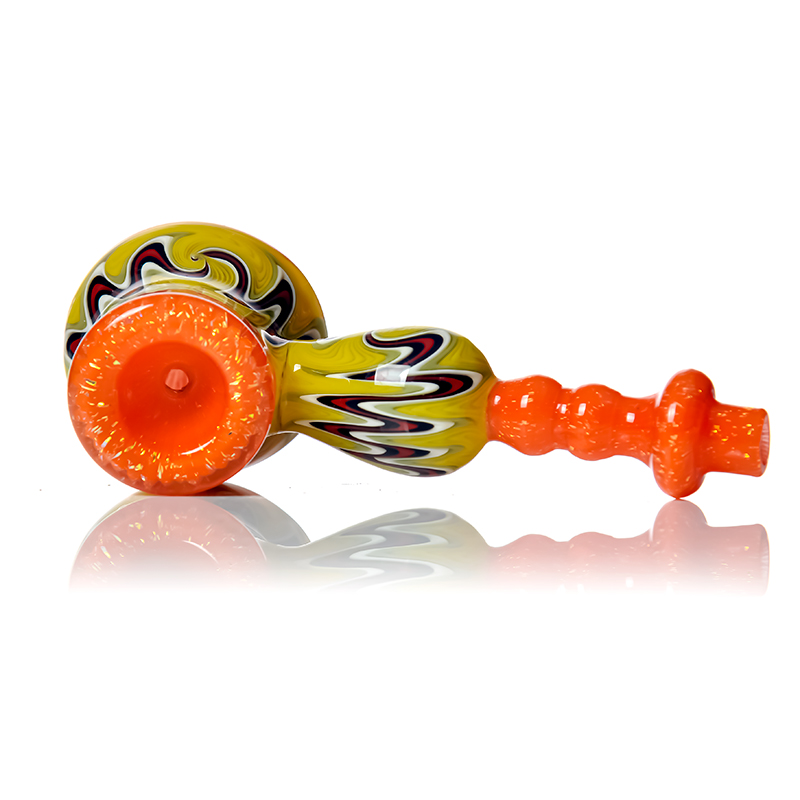 Pipe à main en verre Pipes colorées accessoires pour fumer narguilé pour Bong Bubble Dab Rig