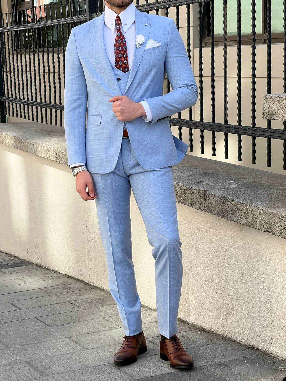 Tre stycken bröllop tuxedos män kostymer klassisk sammet formell kostym jacka två-breasted stiliga anpassade fickor arbeta multi-scenario groomsman coat väst byxor