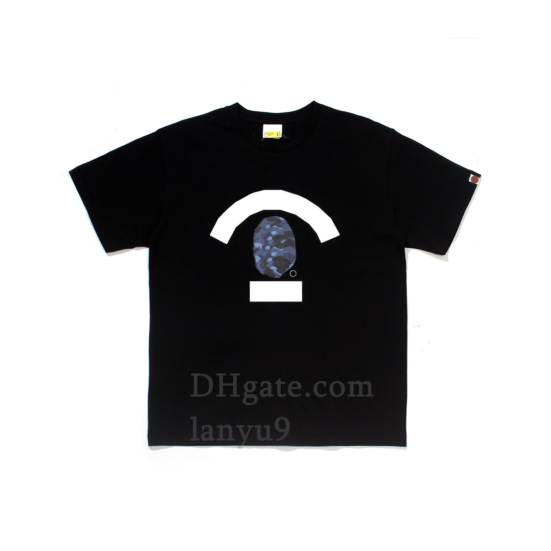 BAPE MENS TシャツカモフラージュTシャツ夏ファッションクルーネックデザイナーストリートアジアサイズM-3XLブラックTシャツ男性用Tシャツデザイナーシャツ415