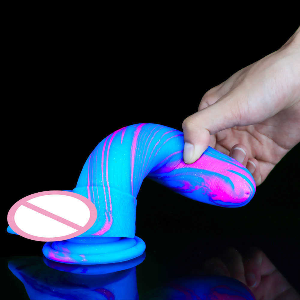 NXY DILDOS мягкий силиконовый реалистичный дилдо всасывающий чашка простата Massager Большой прикладной монстр толстый цвет анальный секс -игрушки для женщин 804